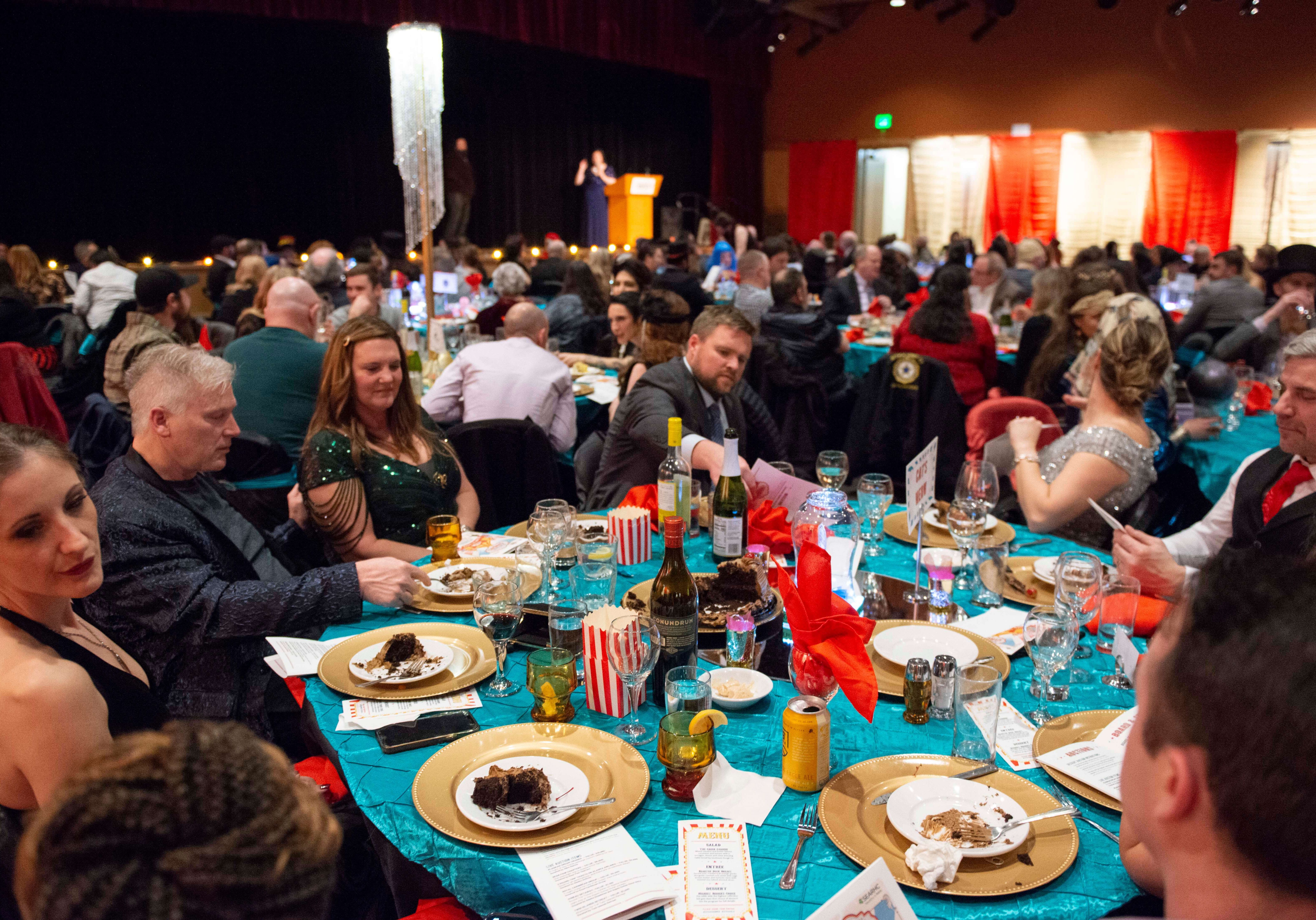 crowd at gala