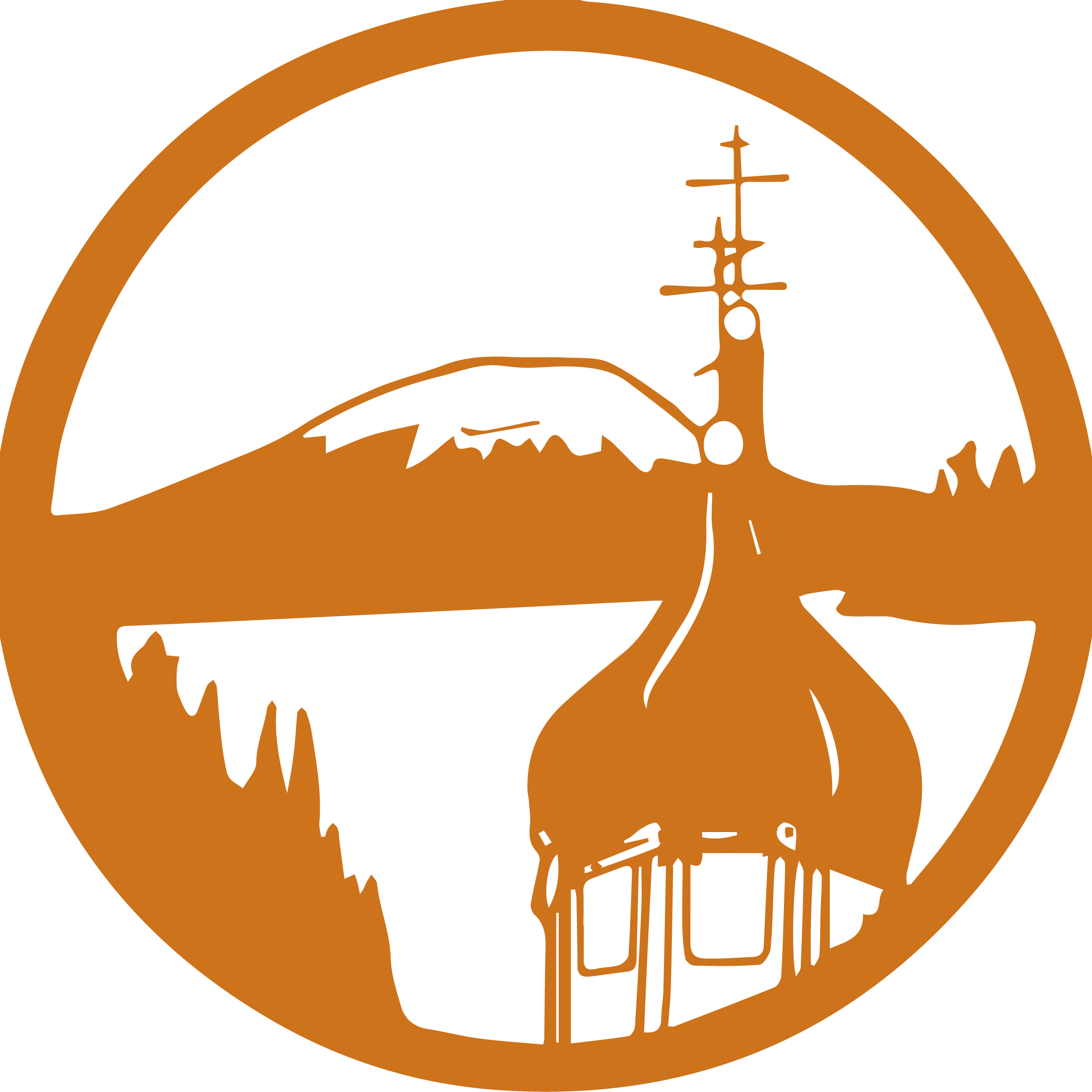 Orange Chamber Icon Transparent
